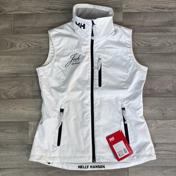 Helly Hansen Josh Cellars Regular Fit Crew Vest White sz M - Picture 1 of 9